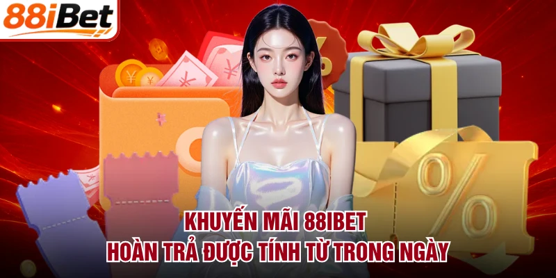 Khuyến mãi 88IBET hoàn trả được tính từ trong ngày