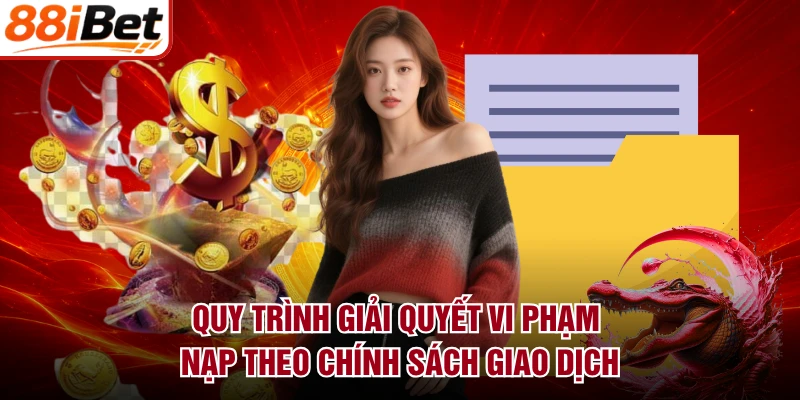 Quy trình giải quyết vi phạm nạp theo chính sách giao dịch
